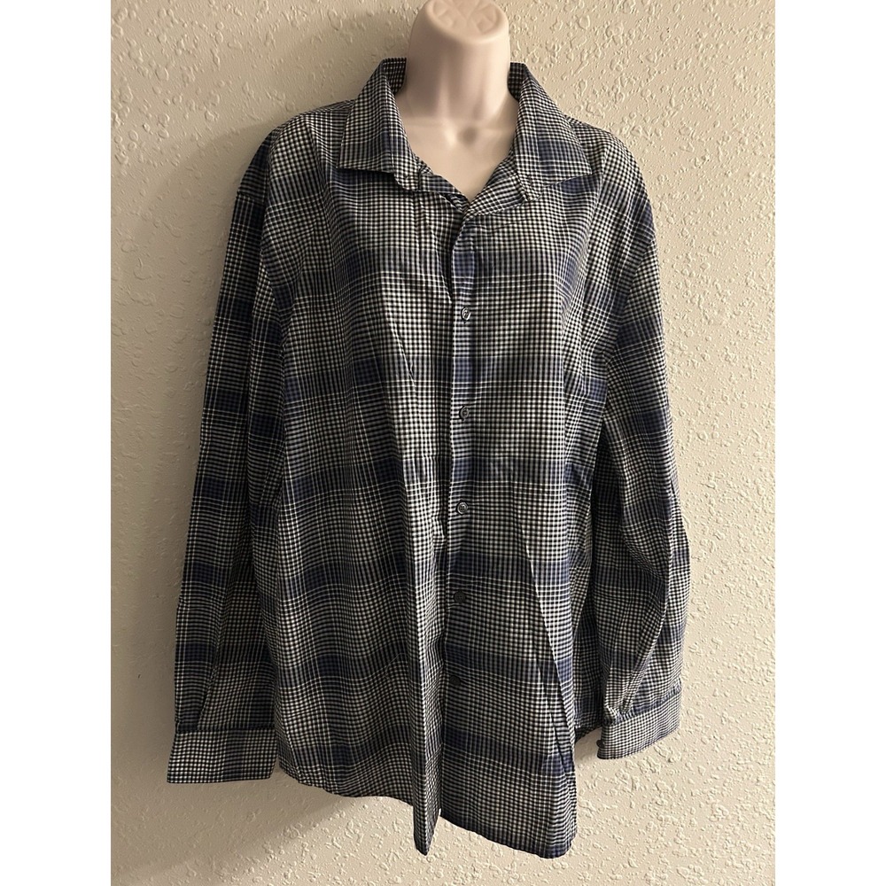 XXL Perry Ellis Button Front Non Iron Shirt #171*8